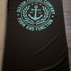 DIXXON Black Tee with Teal Logo
